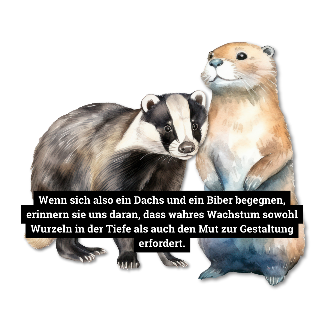 Wahres Wachstum fordert sowohl Wurzeln in der Tiefe als auch den Mut zur Gestaltung.