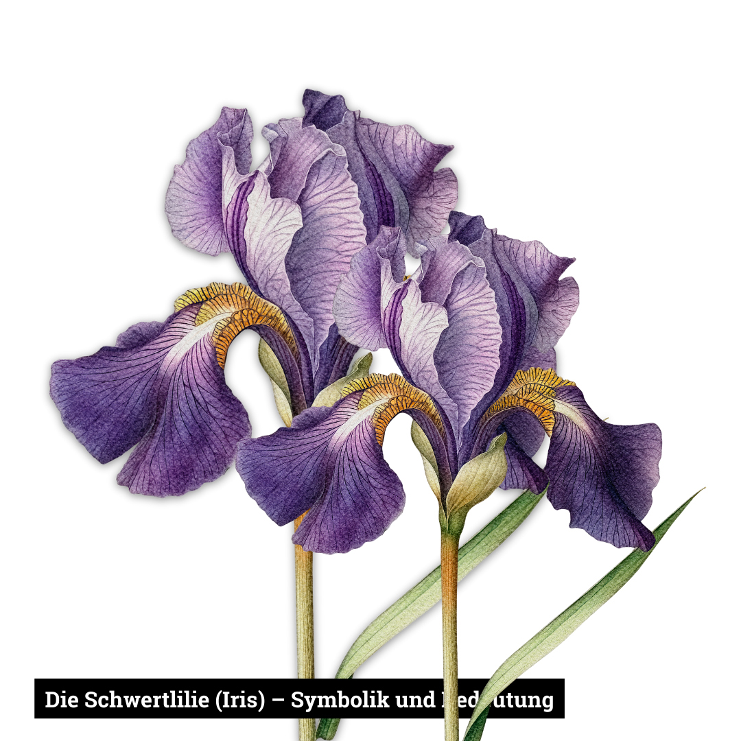 Schwertlilie Symbolik und Bedeutung.