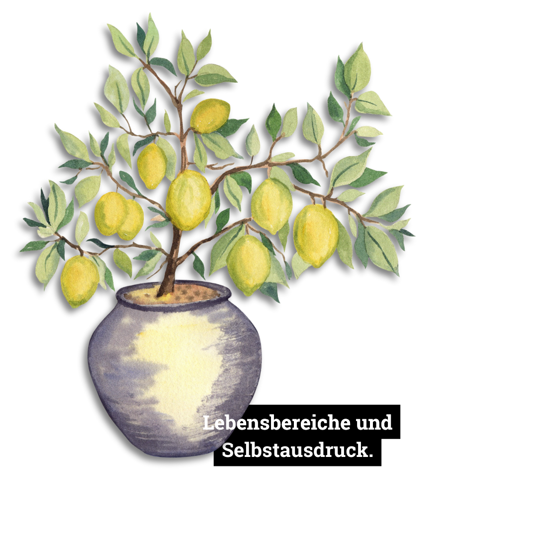 Selbstausdruck und Lebensbereiche.