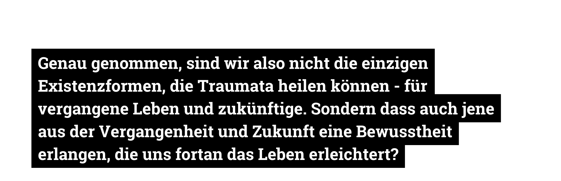 Existenzformen.