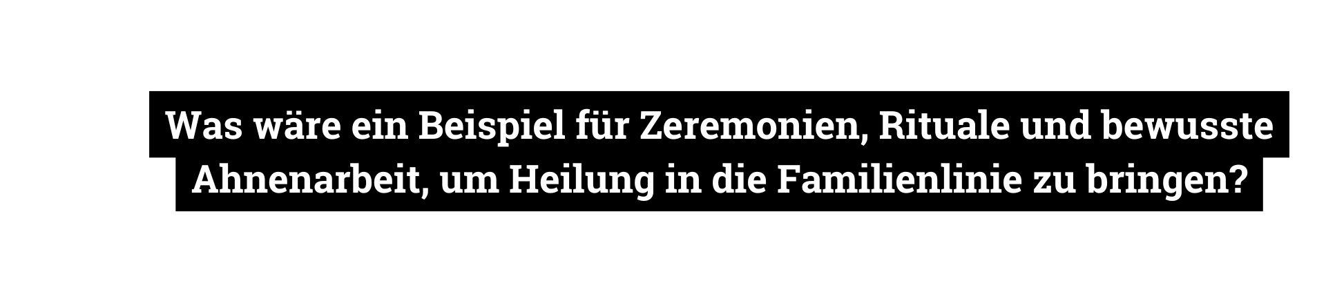 Zeremonien.