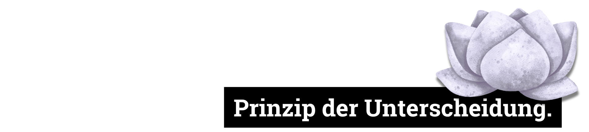 Prinzip der Unterscheidung.